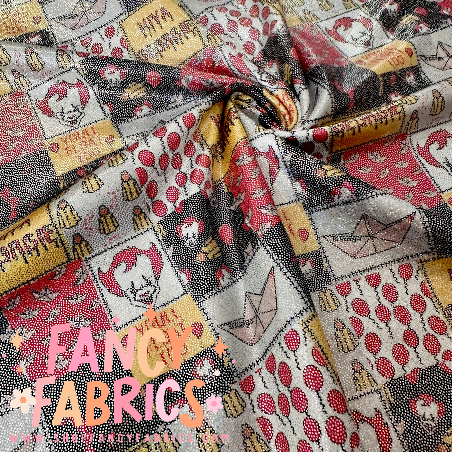 Hiya Georgie Patchwork | 4x4 Scaling | Printed Holographic | Ready To Ship