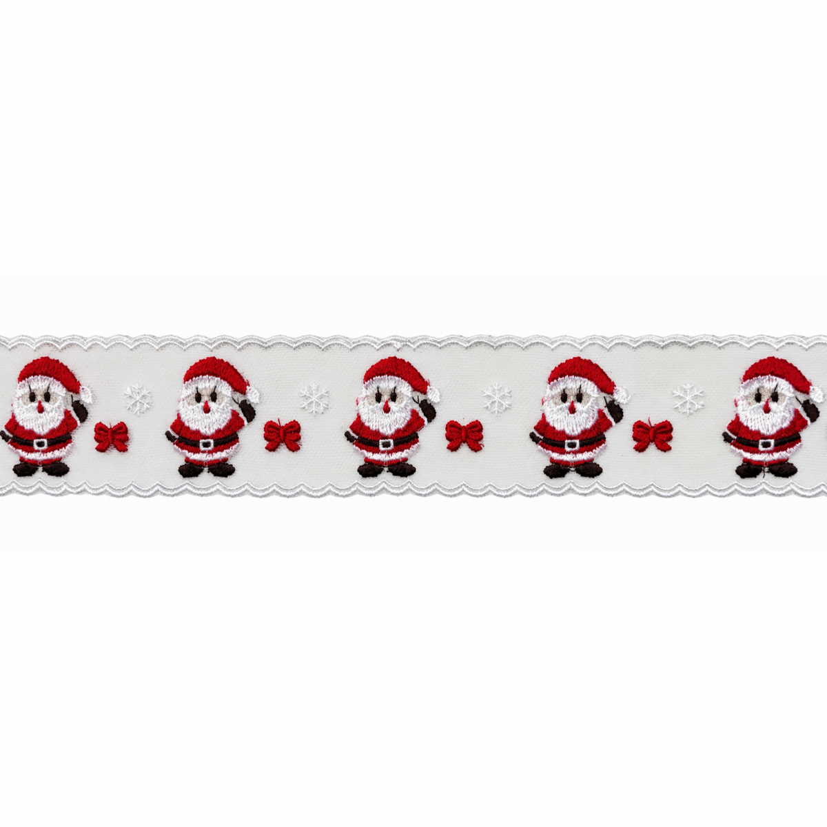 Santa | 2" Lace Ribbon | Ready To Ship