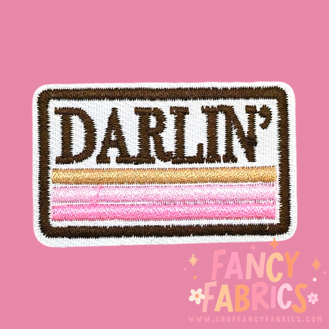 Darlin' | Iron On Patch