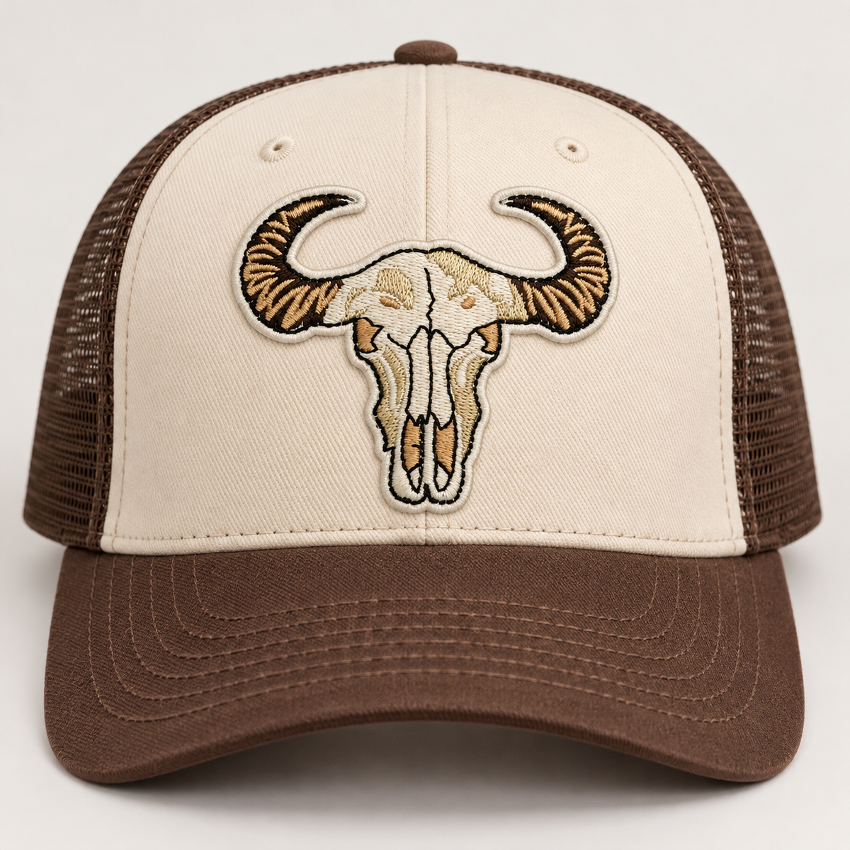 Rustic Skull | Iron On Patch