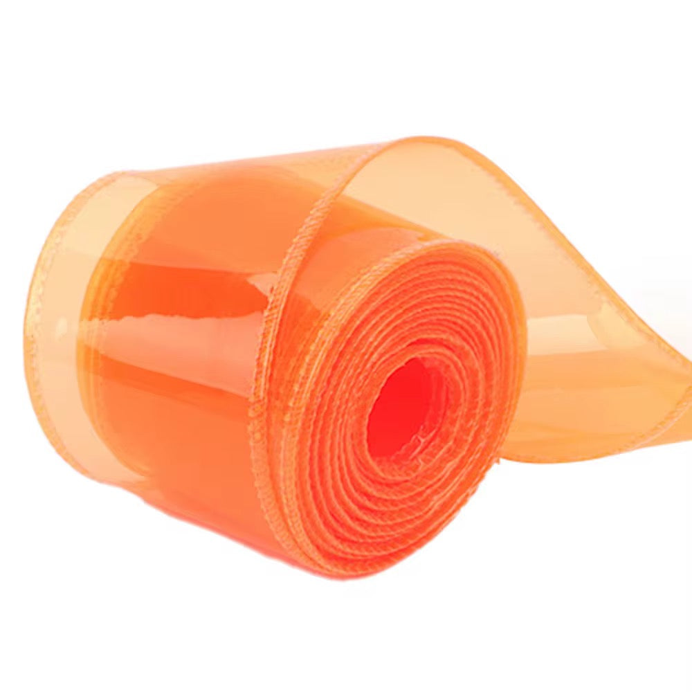 Orange | 2" Jelly Ribbon | Printed Ribbon | Ready To Ship