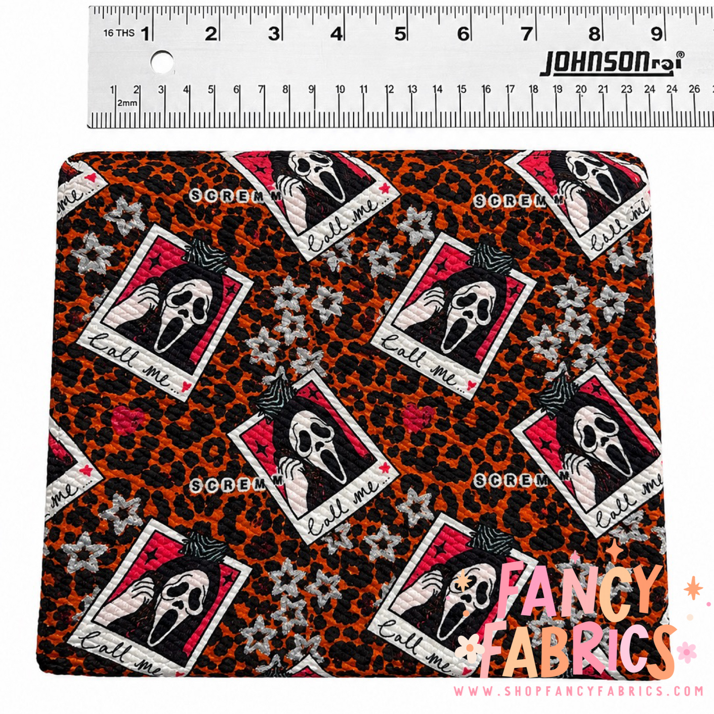 Scream Polaroids (Leopard) | 4x4 Scaling | Bullet | Ready To Ship