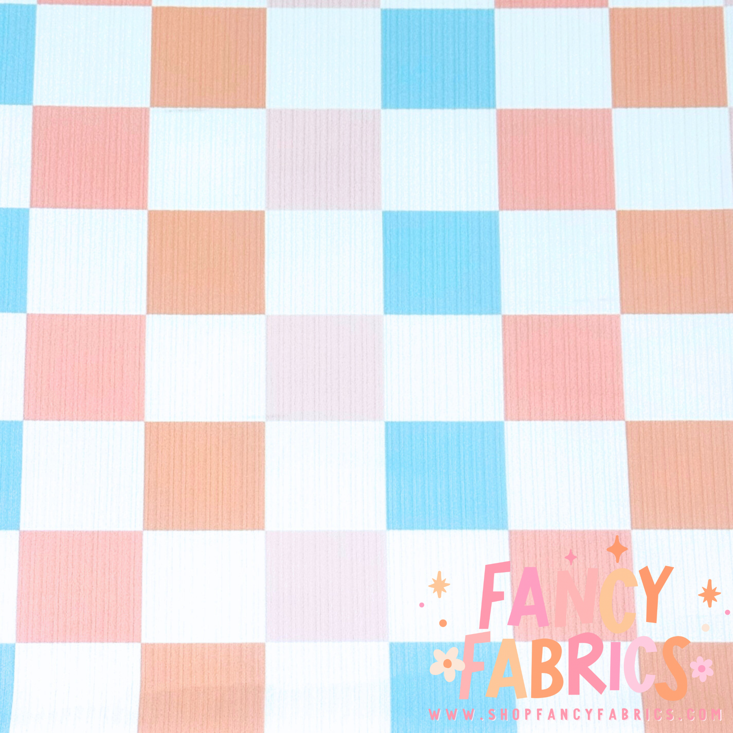 Soft Checks | 6x6 Scaling | Skinny Rib | Ready To Ship