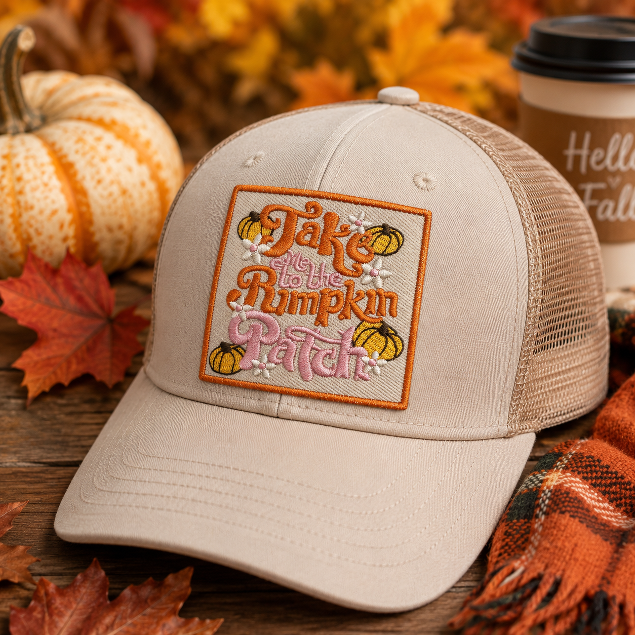 Pumpkin Patch | Iron On Patch