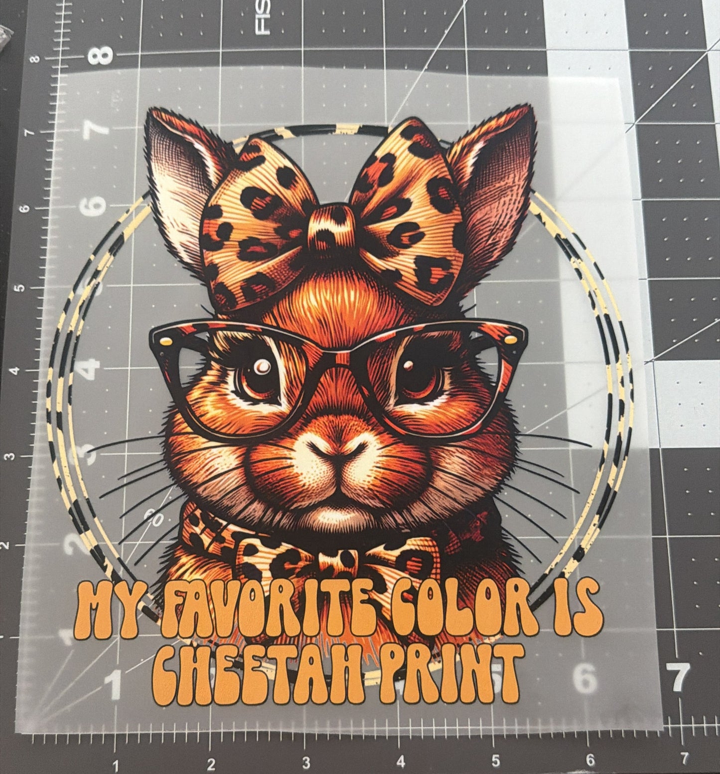 Favorite Color Is Cheetah | Child Size | DTF Transfer