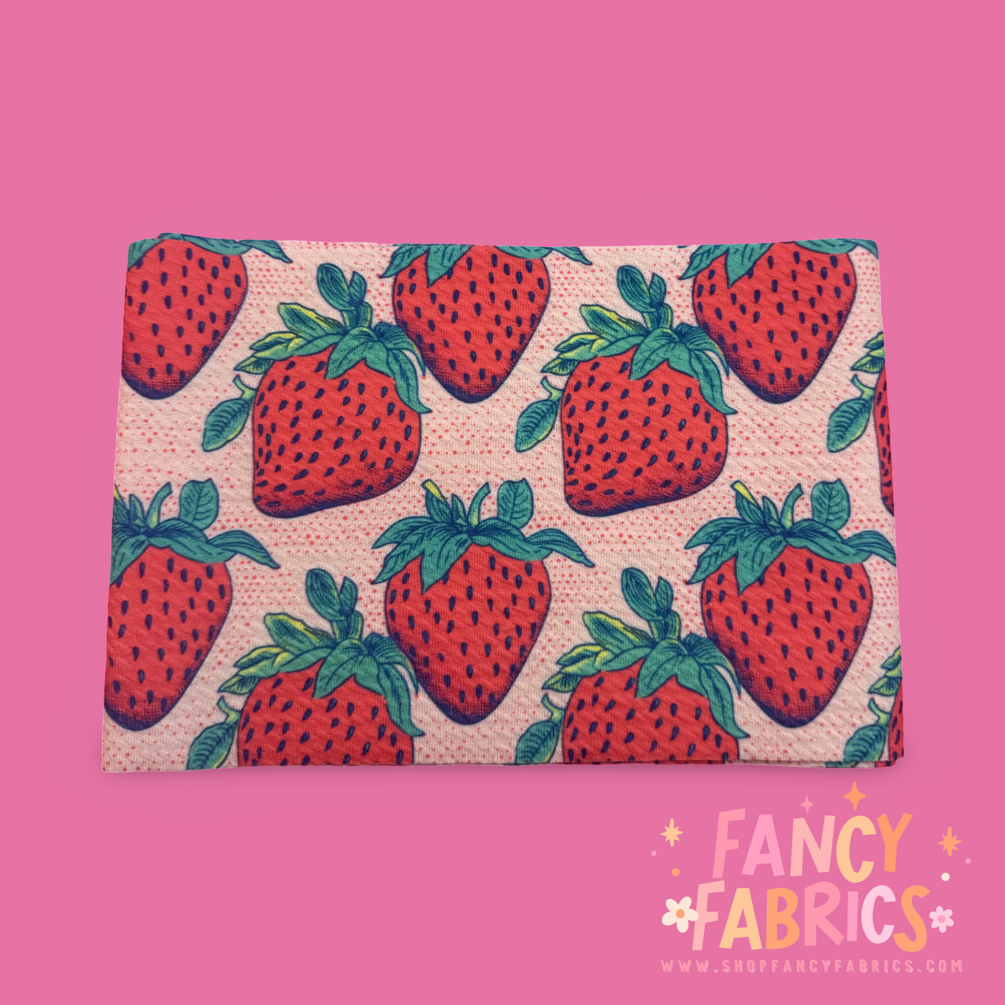 Strawberries | 5" x WOF | Bullet Strip | Ready To Ship