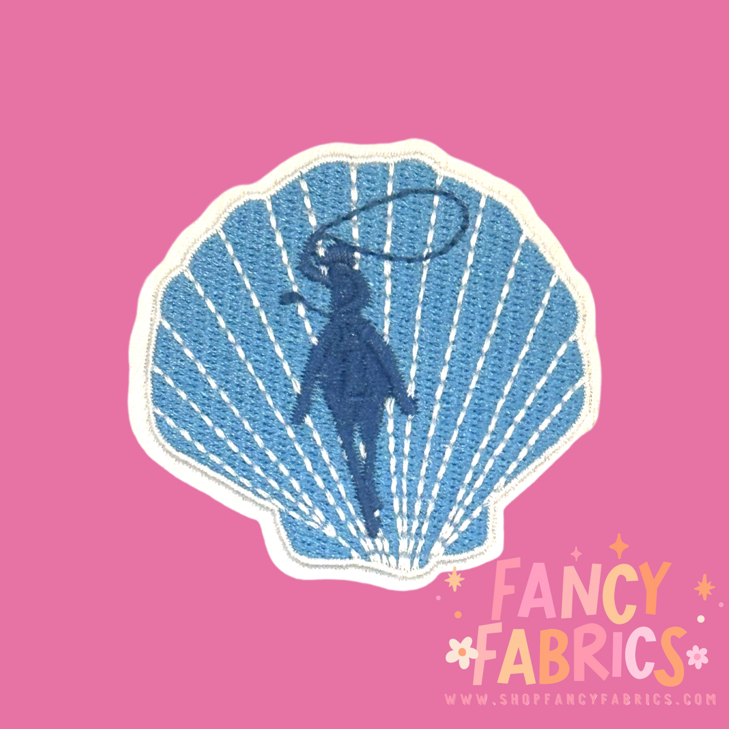 Cowgirl Seashell | Iron On Patch