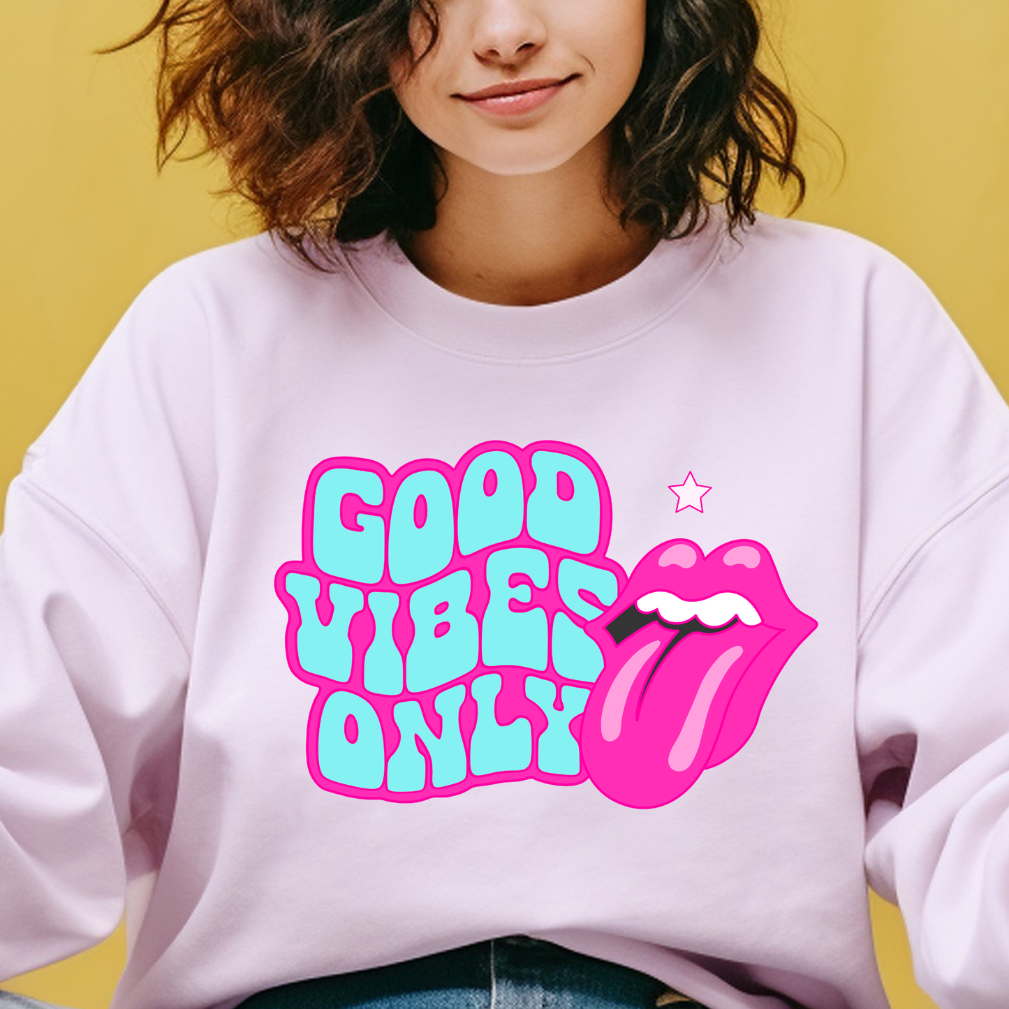 Good Vibes Only | Adult Size | DTF Transfer | Ready To Ship