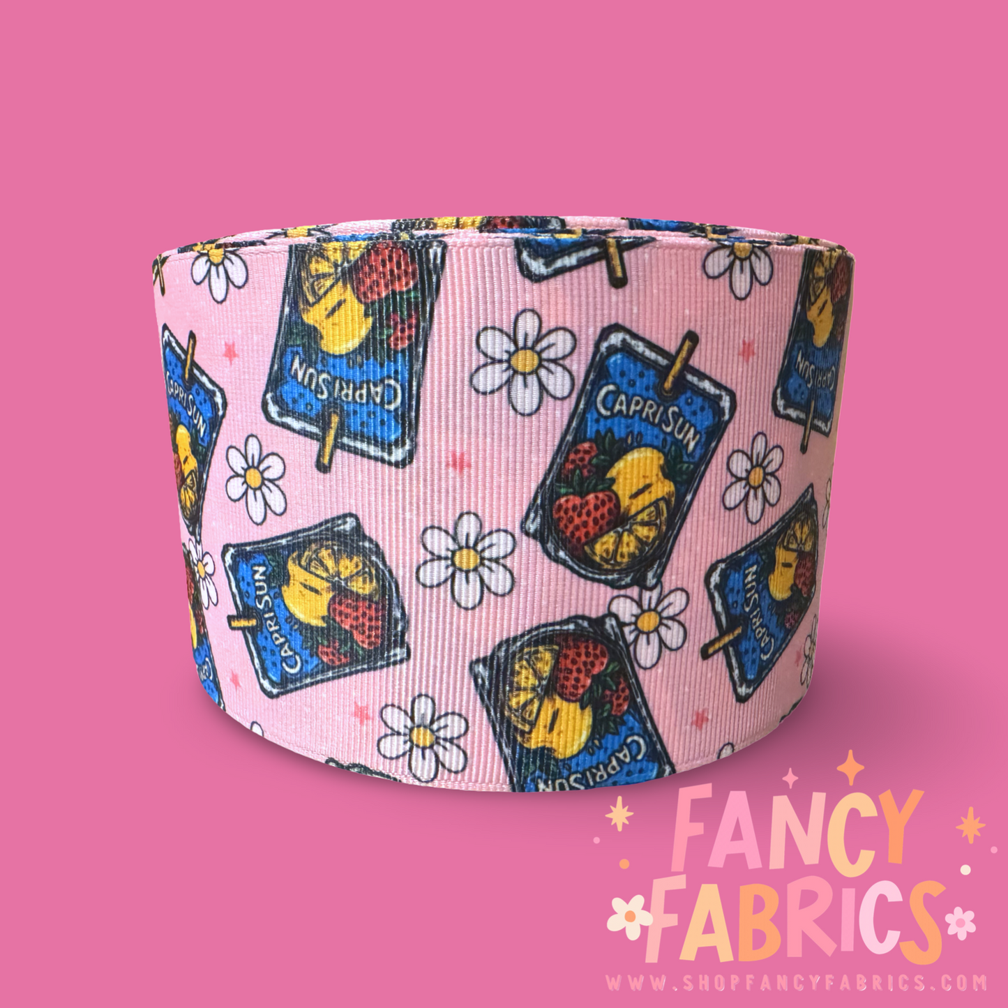 Summer Drinks | 3" Single Sided | Printed Ribbon | Ready To Ship