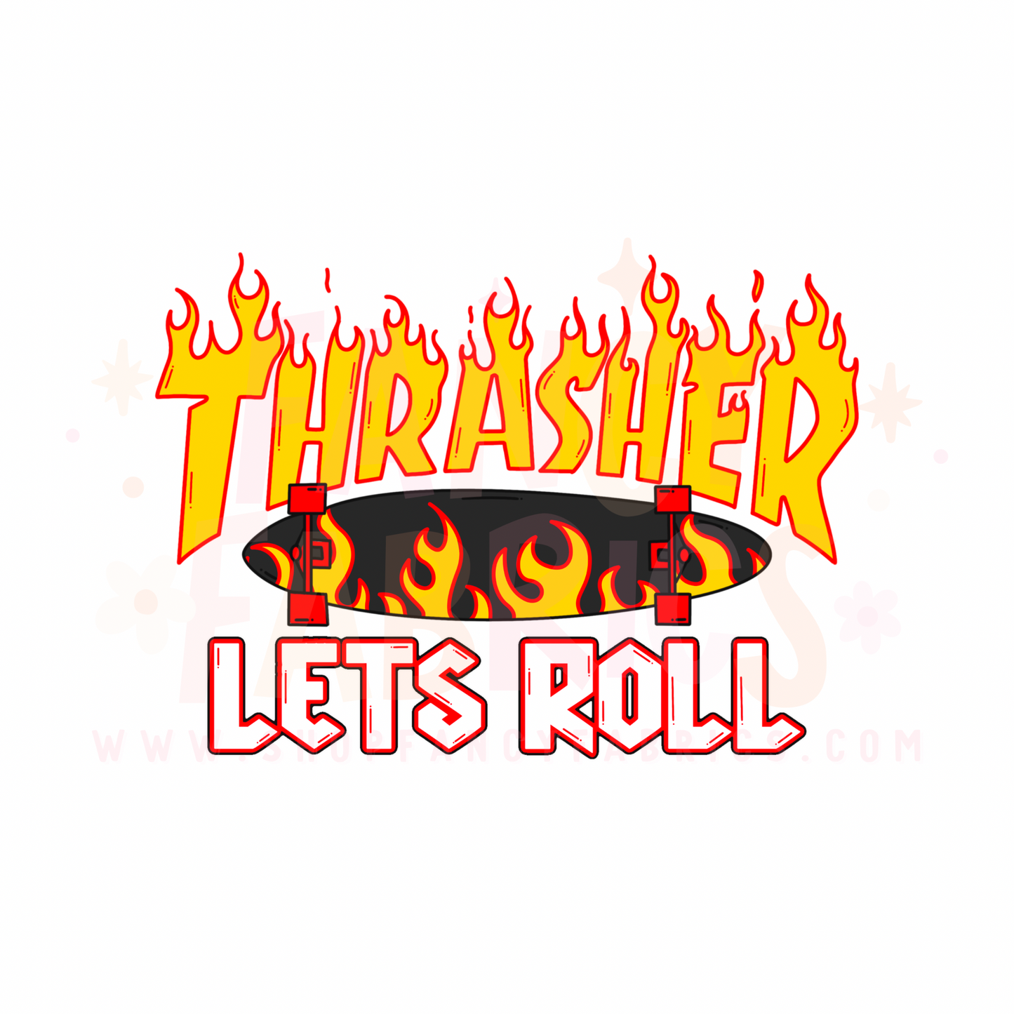 Let's Roll | Child Size | DTF Transfer