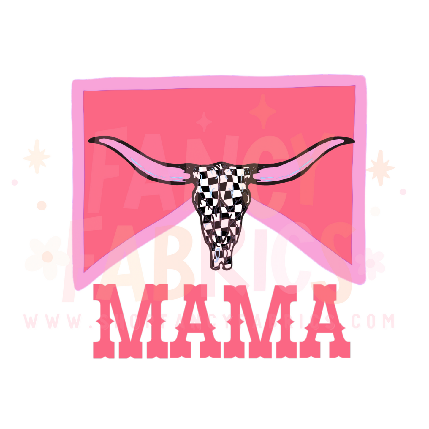 Mama Skull | Adult Size | DTF Transfer | Ready To Ship