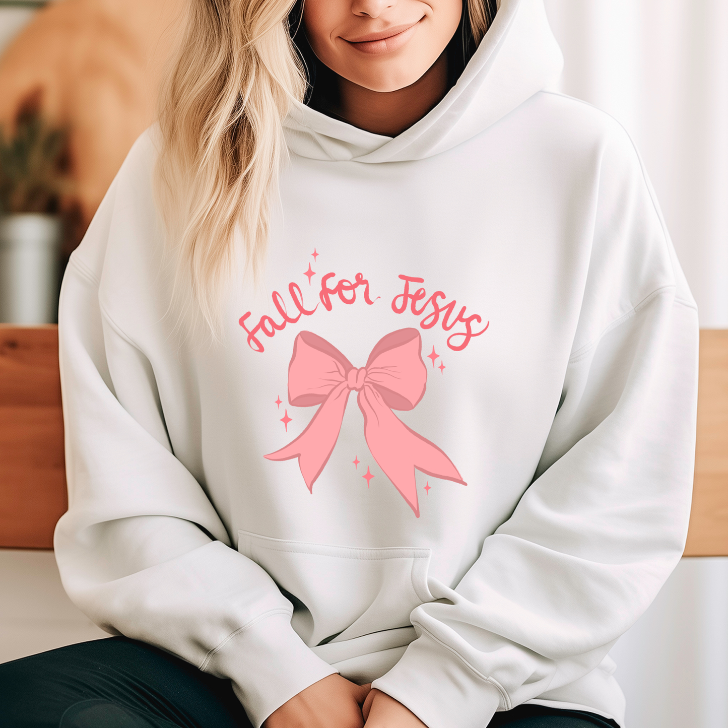Fall For Jesus (Bow) | Adult Size | DTF Transfer | Ready To Ship