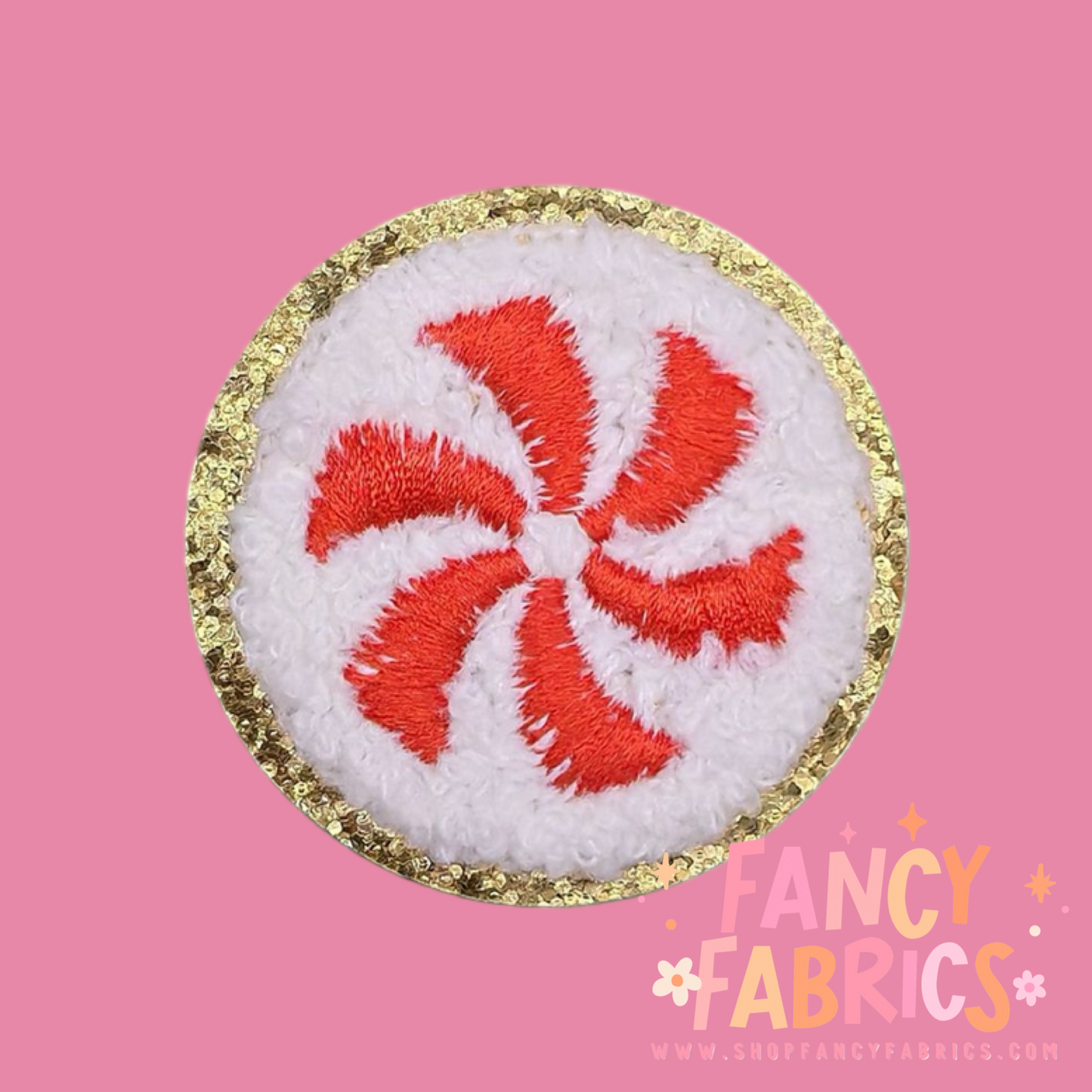 Peppermint | Iron On Patch