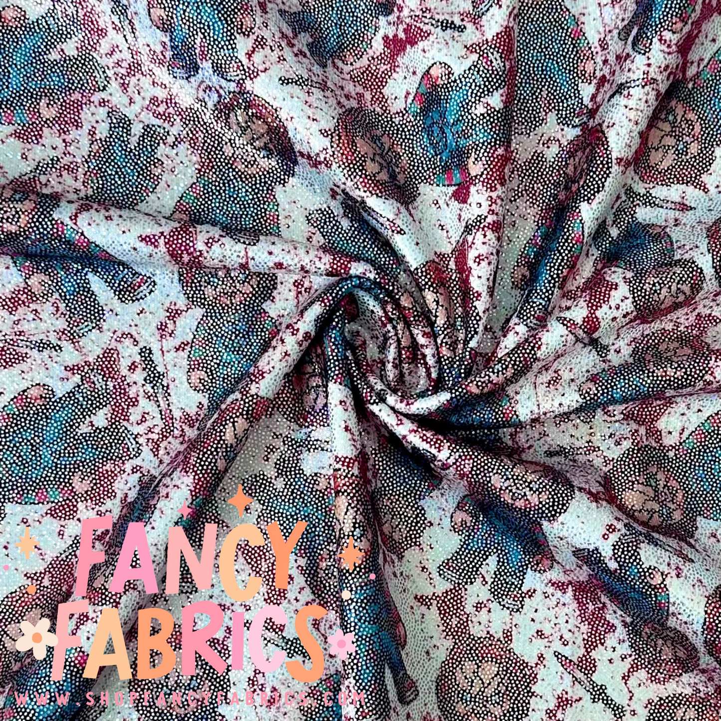 Blood Splatter Chucky | 4x4 Scaling | Printed Holographic | Ready To Ship