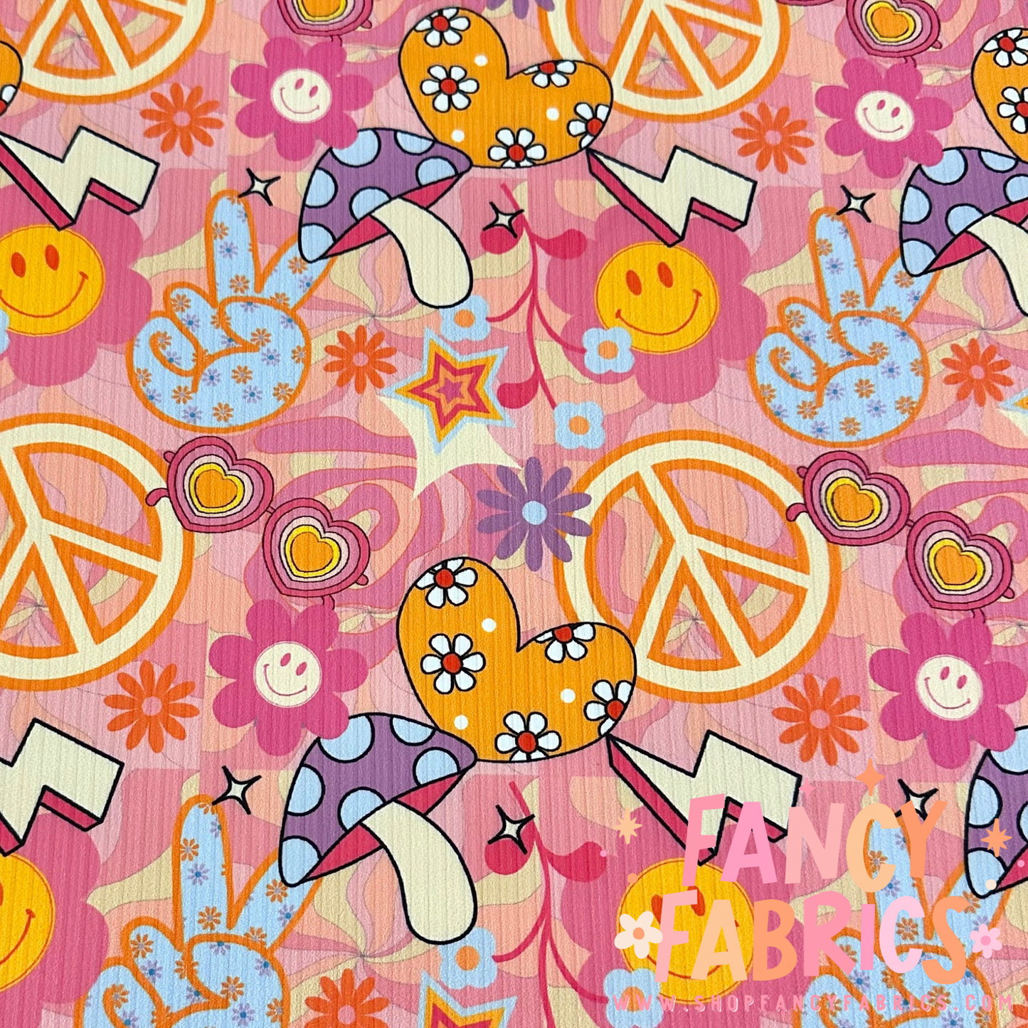 Groovy Collage | 6x6 Scaling | Skinny Rib | Ready To Ship