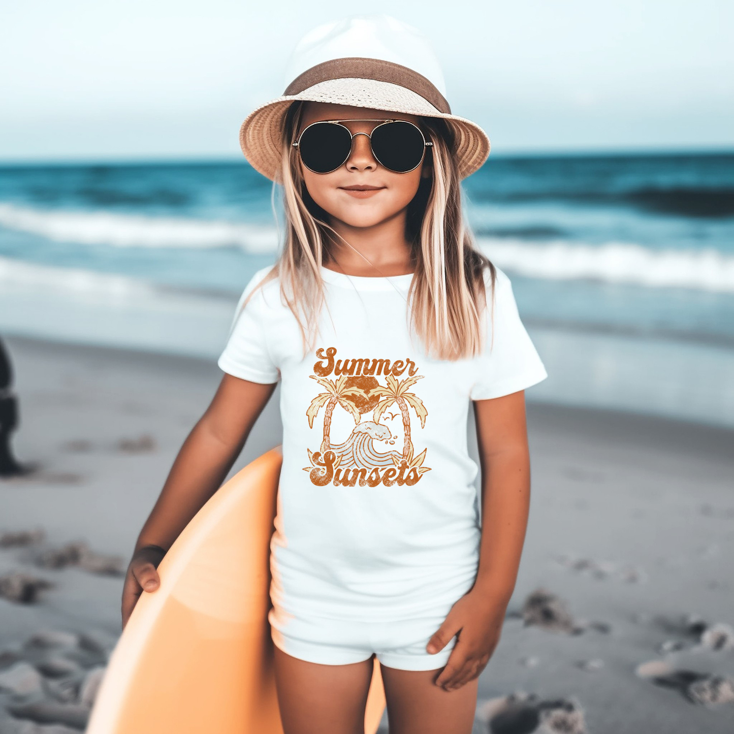 Summer Sunsets | Child Size | DTF Transfer