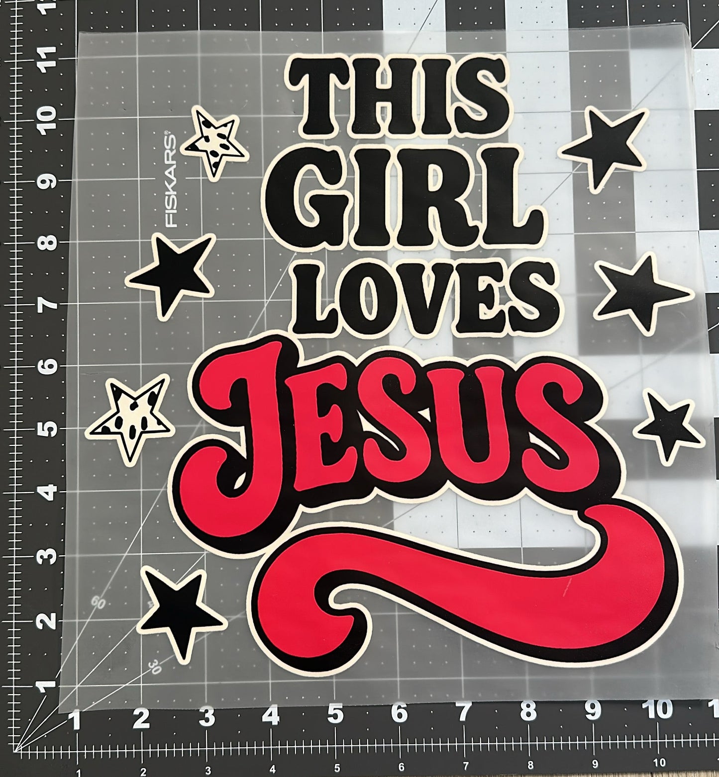 This Girl Loves Jesus | Adult Size | DTF Transfer | Ready To Ship