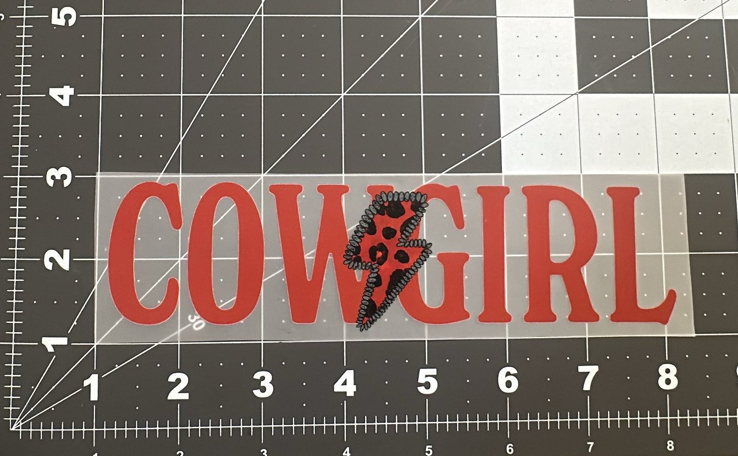 Cowgirl Bolts | Child Size | DTF Transfer