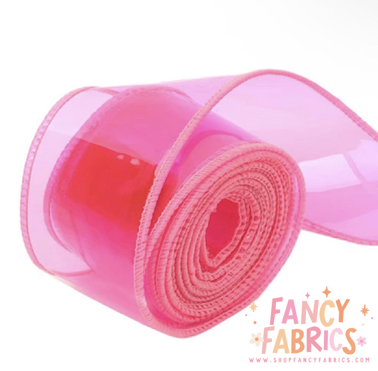 Hot Pink | 2" Jelly Ribbon | Printed Ribbon | Ready To Ship