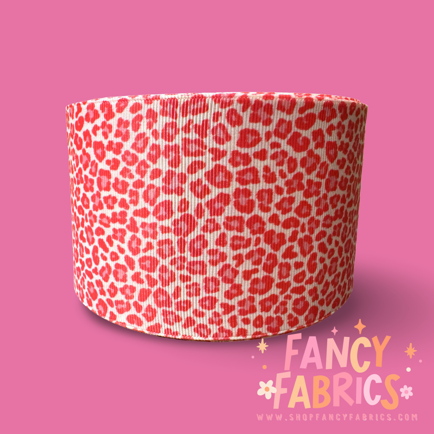 Pink Animal Print | 3" Single Sided | Printed Ribbon | Ready To Ship