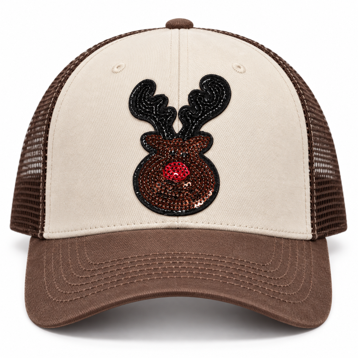 Reindeer Sequins | Iron On Patch