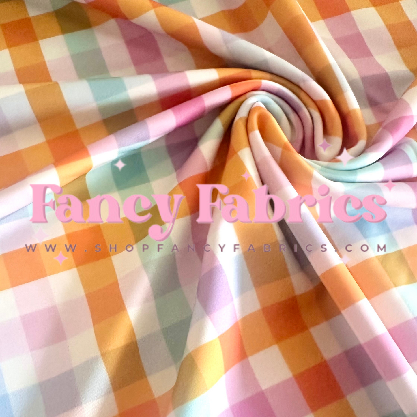 Summer Plaid | Swim | 6x6 Scaling | Ready To Ship