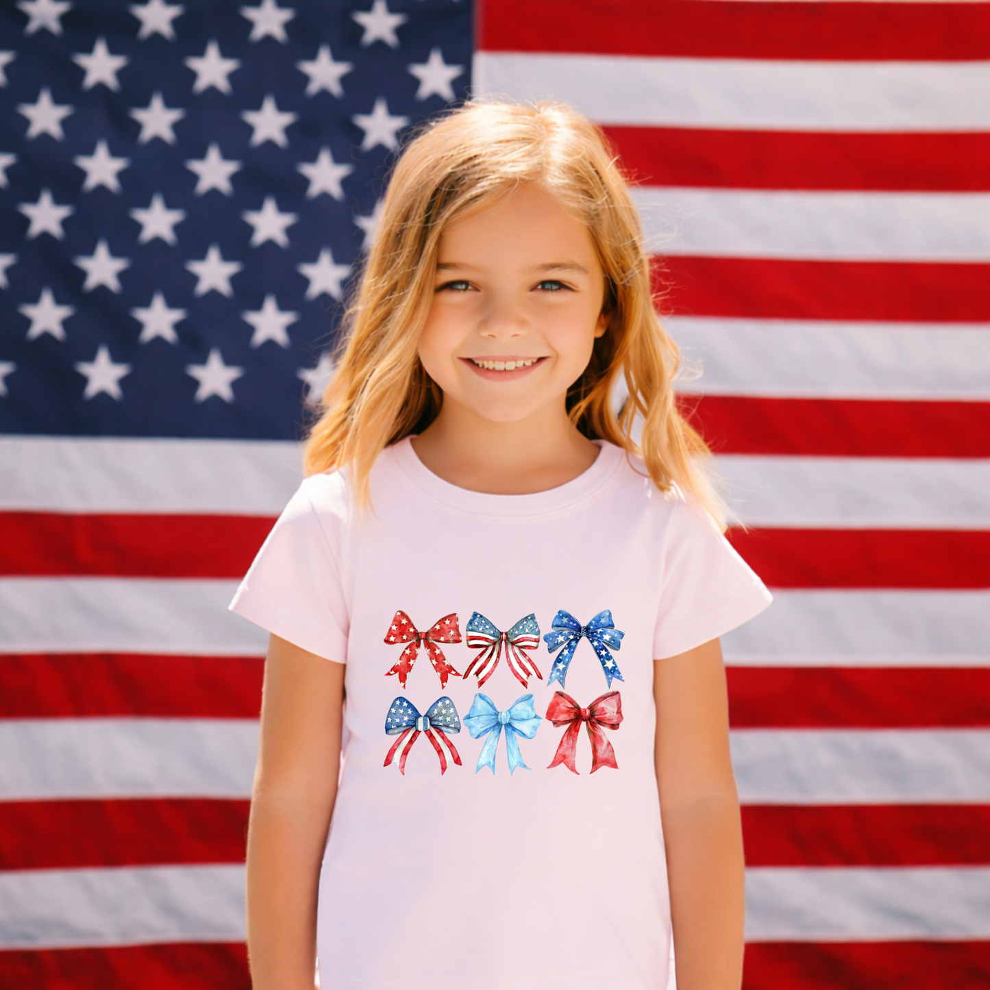 American Bows | Child Size | DTF Transfer