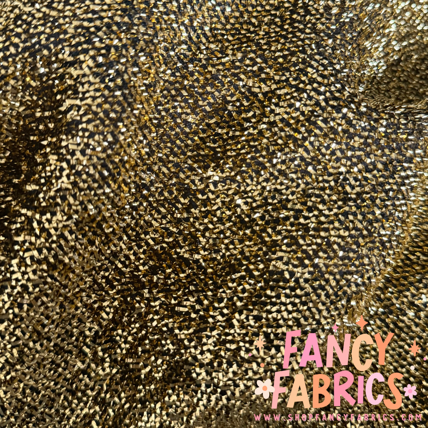 Dark Gold | Tinsel Fabric | Ready To Ship