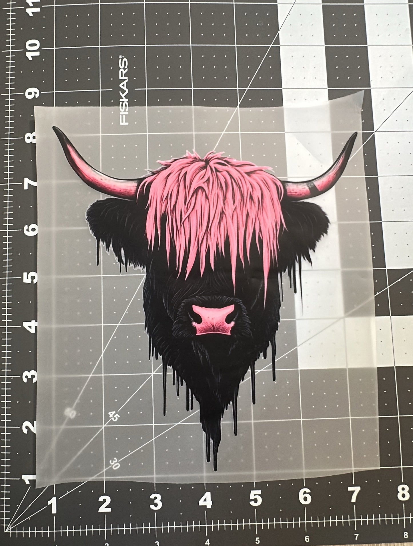 Pink Highland Cow | Child Size | DTF Transfer