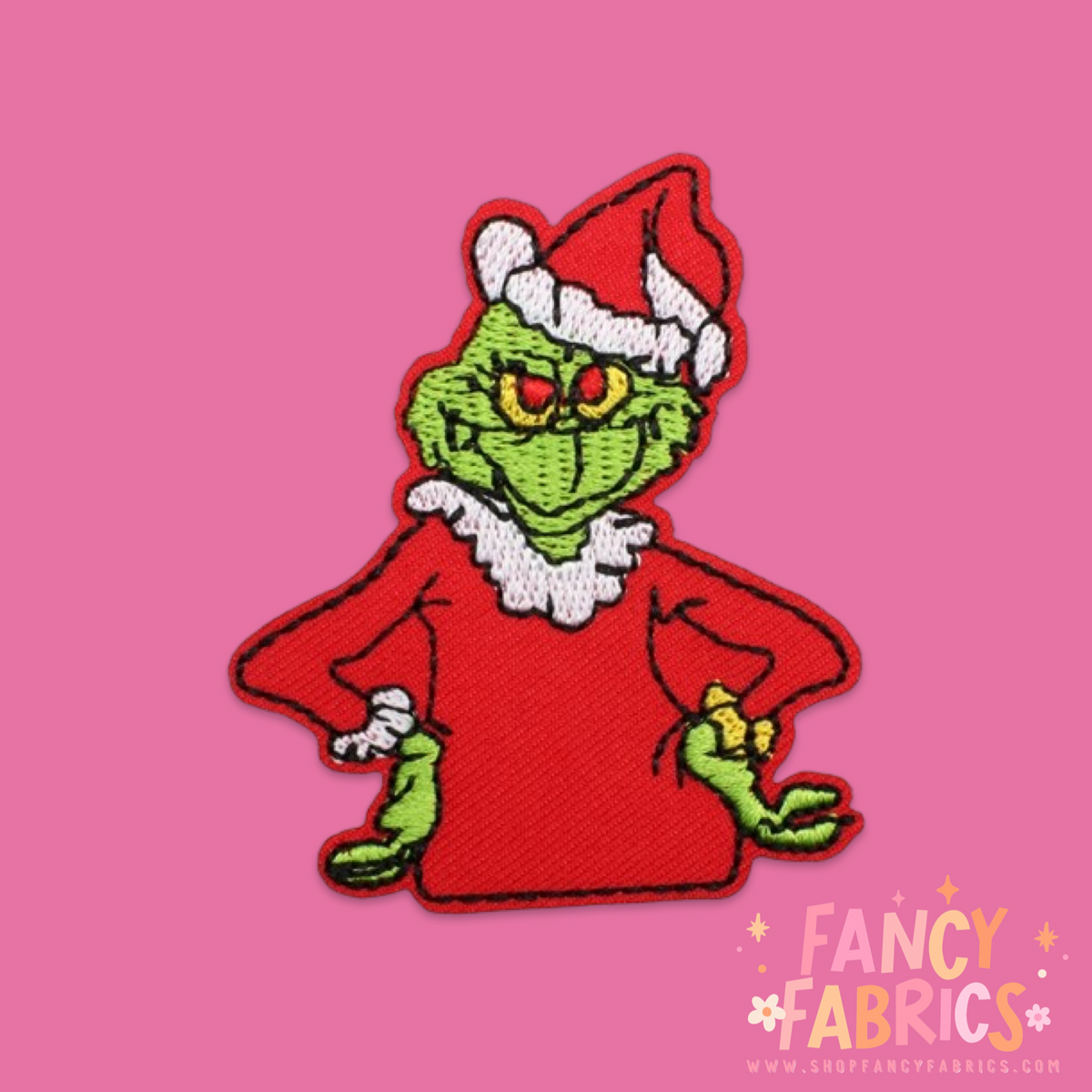 Grumpy Green Guy | Iron On Patch