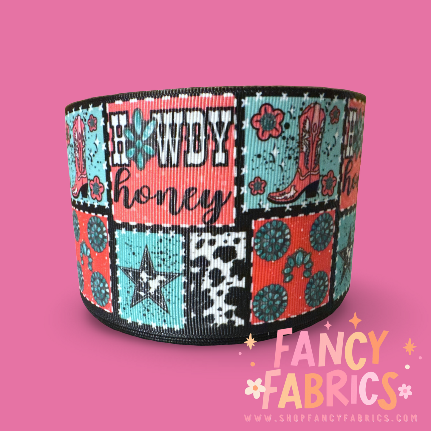 Howdy Honey | 3" Single Sided | Printed Ribbon | Ready To Ship