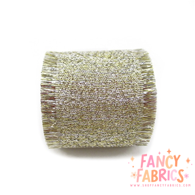 Light Gold (Metallic Edge) | 1.5" Single Sided | Layer Ribbon | Ready To Ship