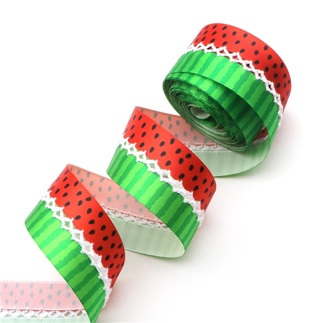 Watermelon Satin Ribbon | 1.25" Center Hook Ribbon | Ready To Ship