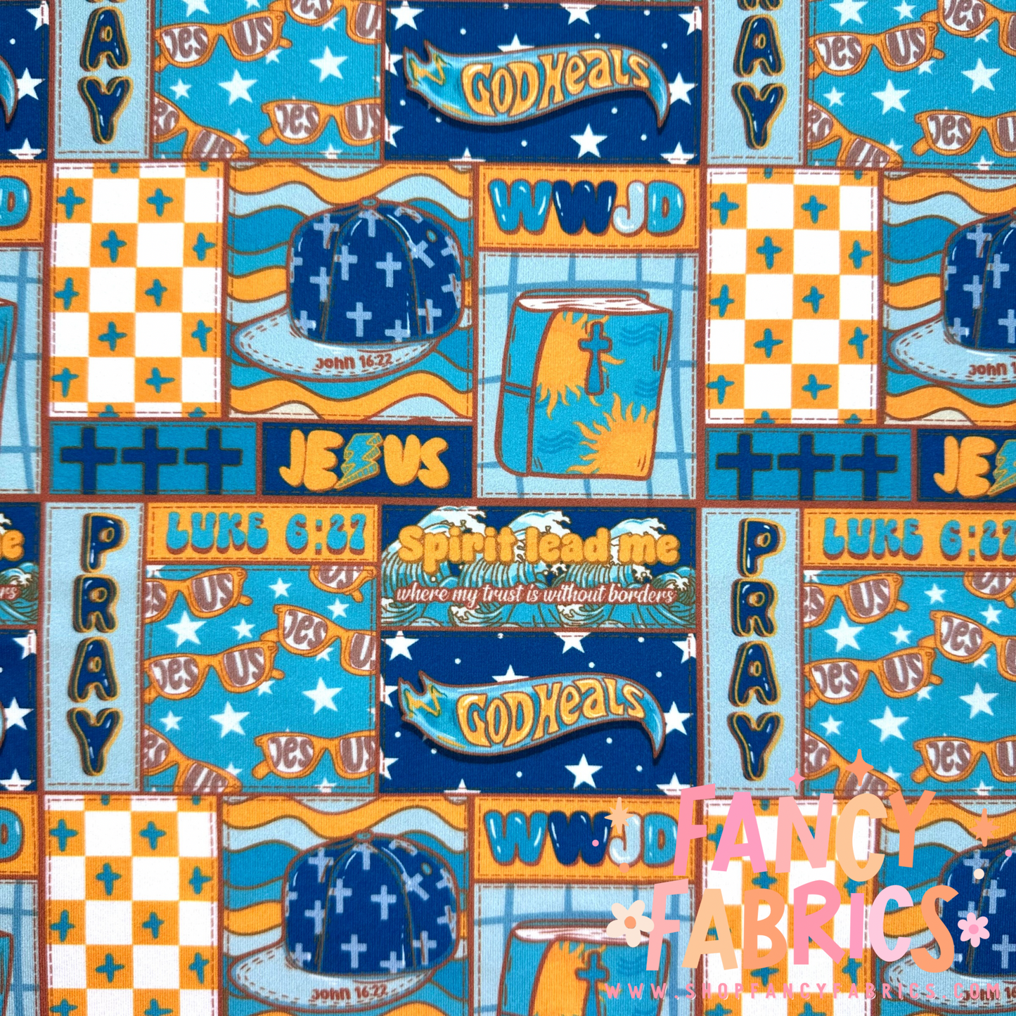 WWJD (Blue) | 6x6 Scaling | DBP | Ready To Ship