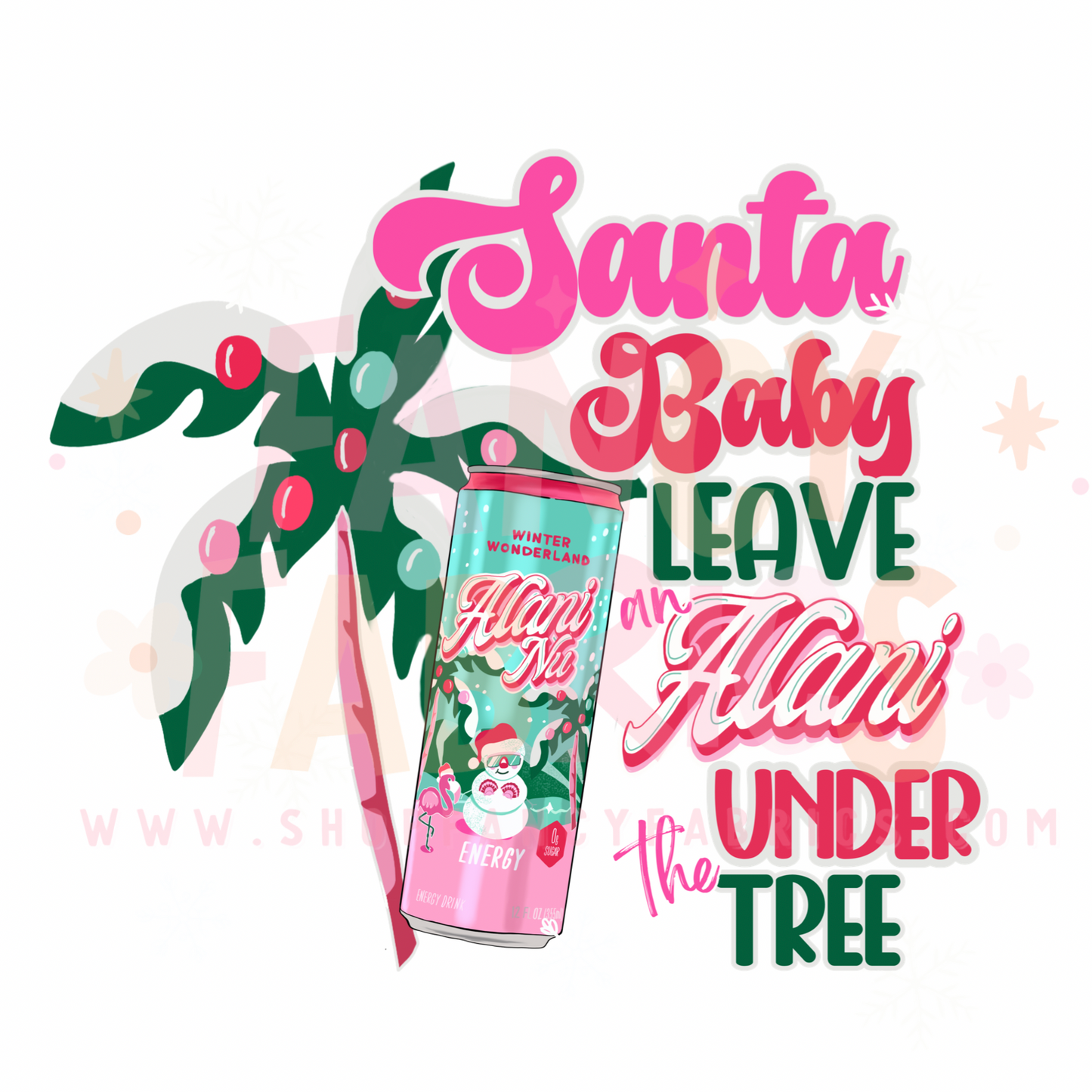 Under The Tree | Adult Size | DTF Transfer | Ready To Ship