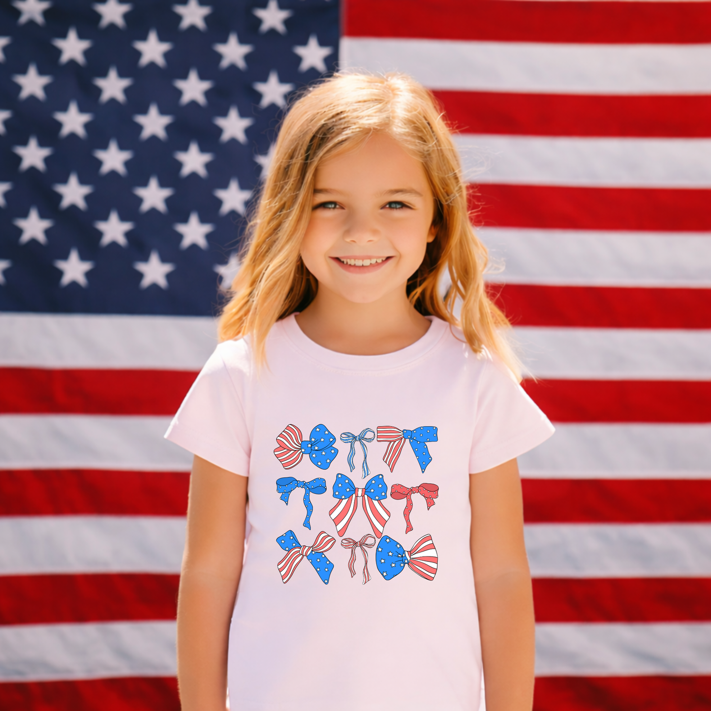 USA Bows | Child Size | DTF Transfer