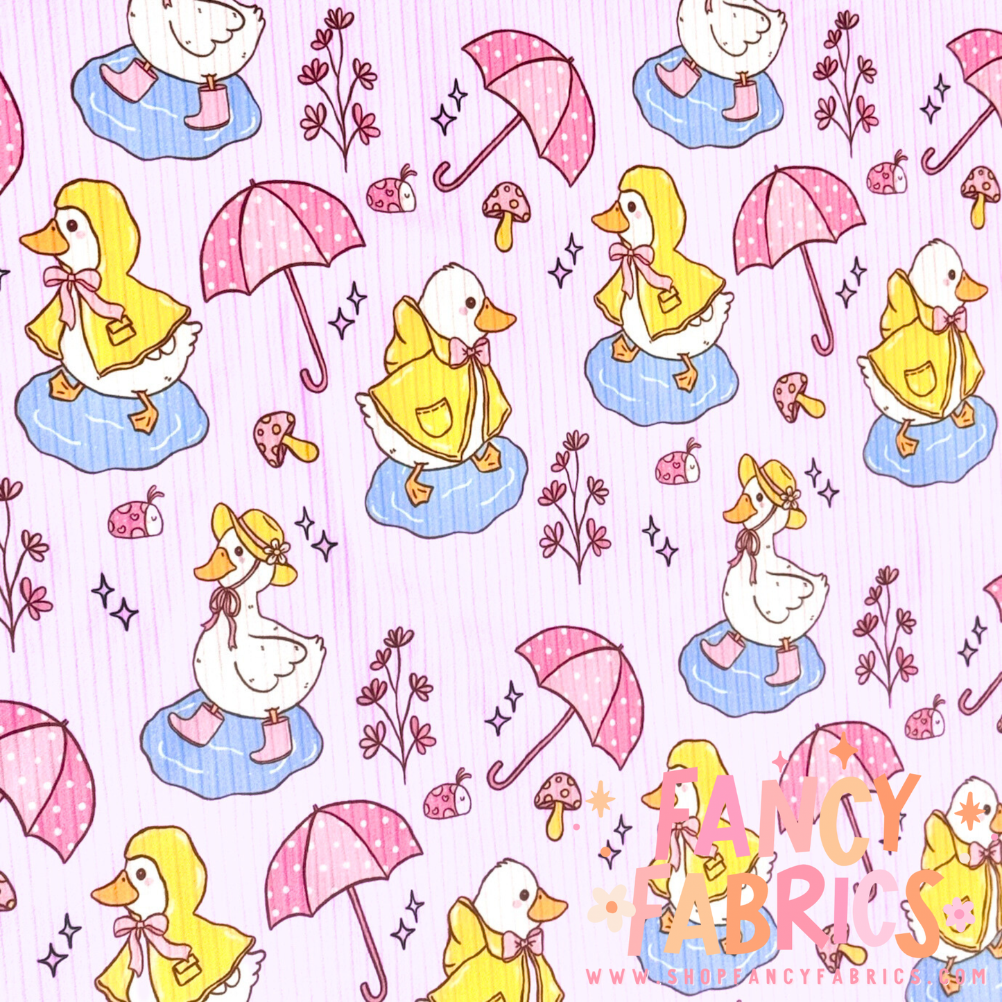 Puddle Ducks | 6x6 Scaling | Skinny Rib | Ready To Ship