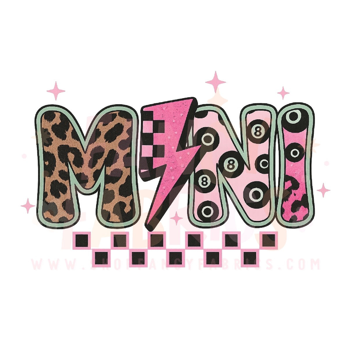 Mini (Bottom Checks) | Child Size | DTF Transfer