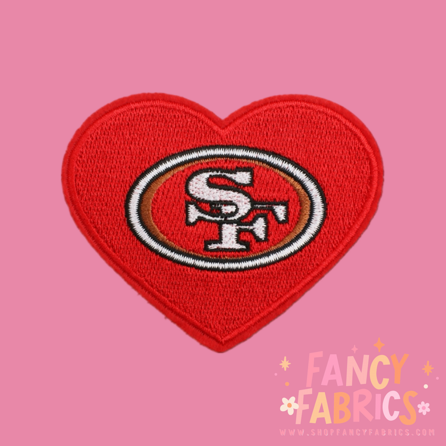 SF Heart | Iron On Patch