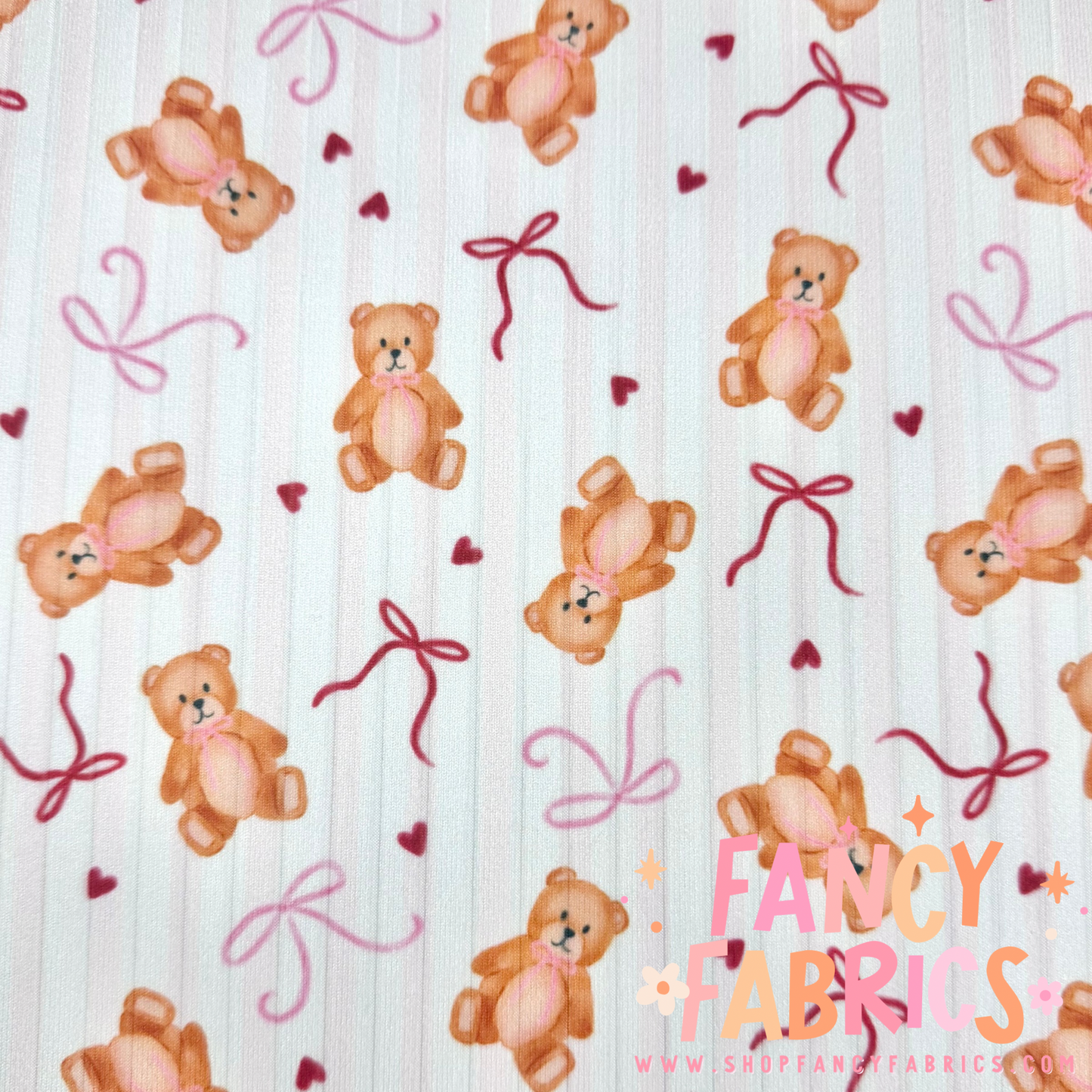 Bear Bows | 6x6 | Brushed Rib | Ready To Ship