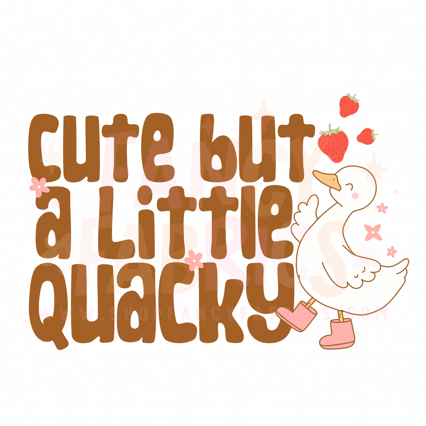 Cute But Quacky | Child Size | DTF Transfer