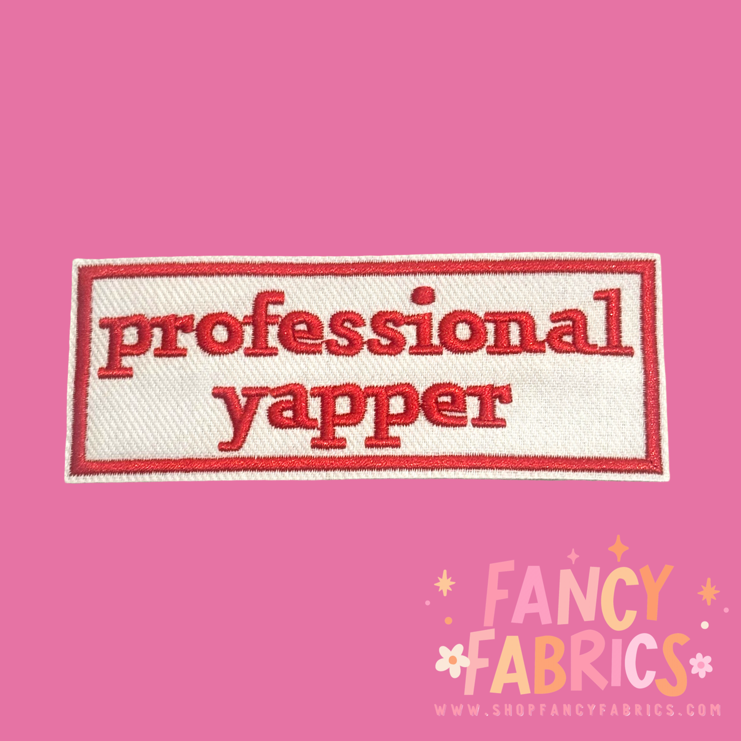 Professional Yapper | Iron On Patch