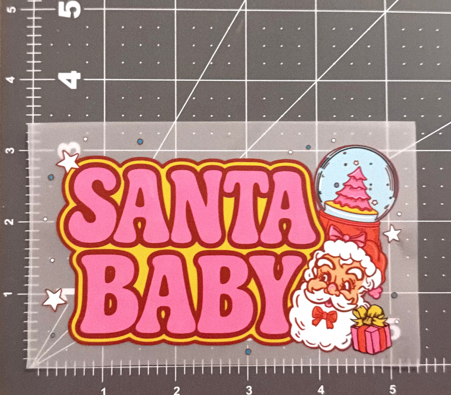 Santa Baby (Globe) | Toddler Size | DTF Transfer