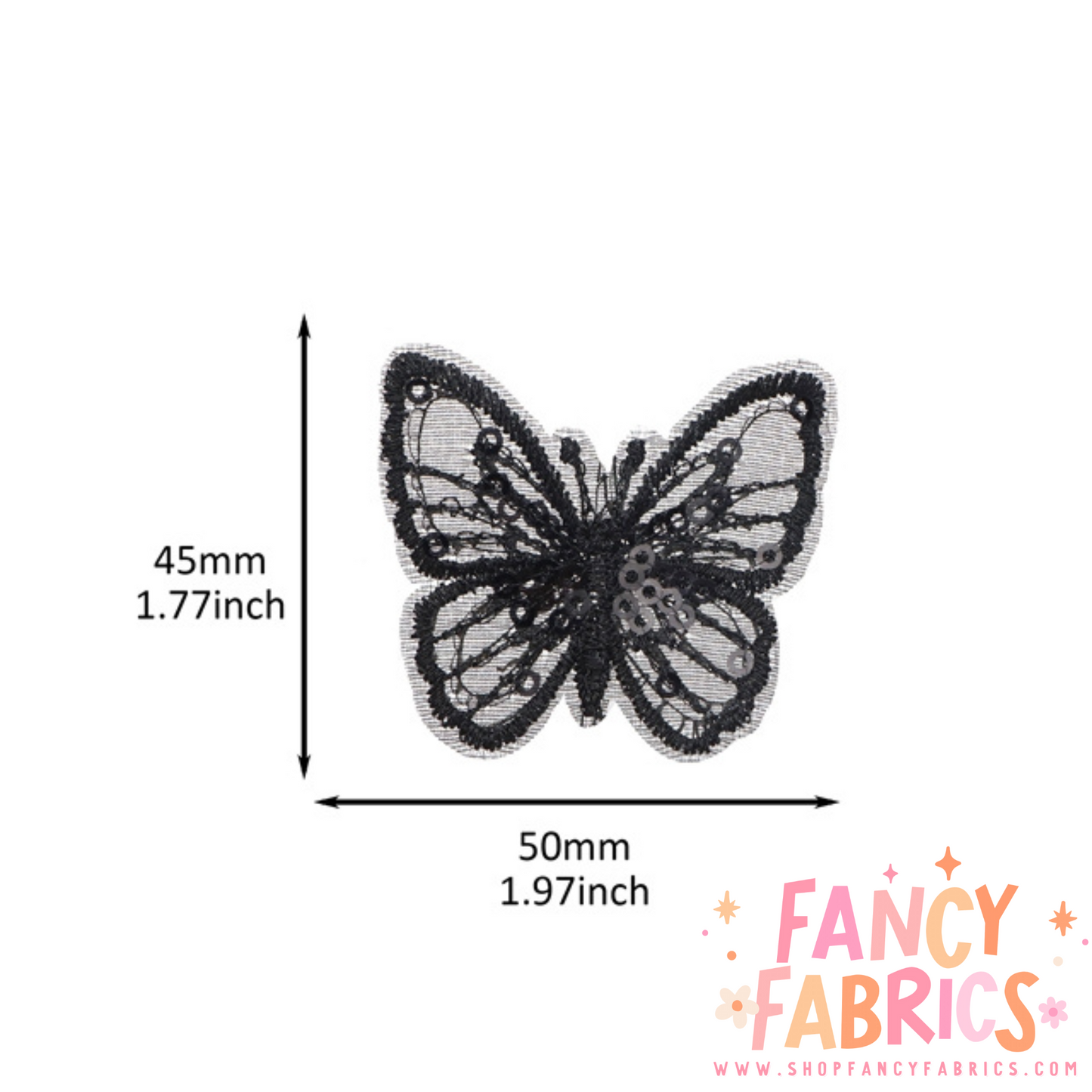 White | Sequin Butterfly | Bow Accessoried | Ready To Ship