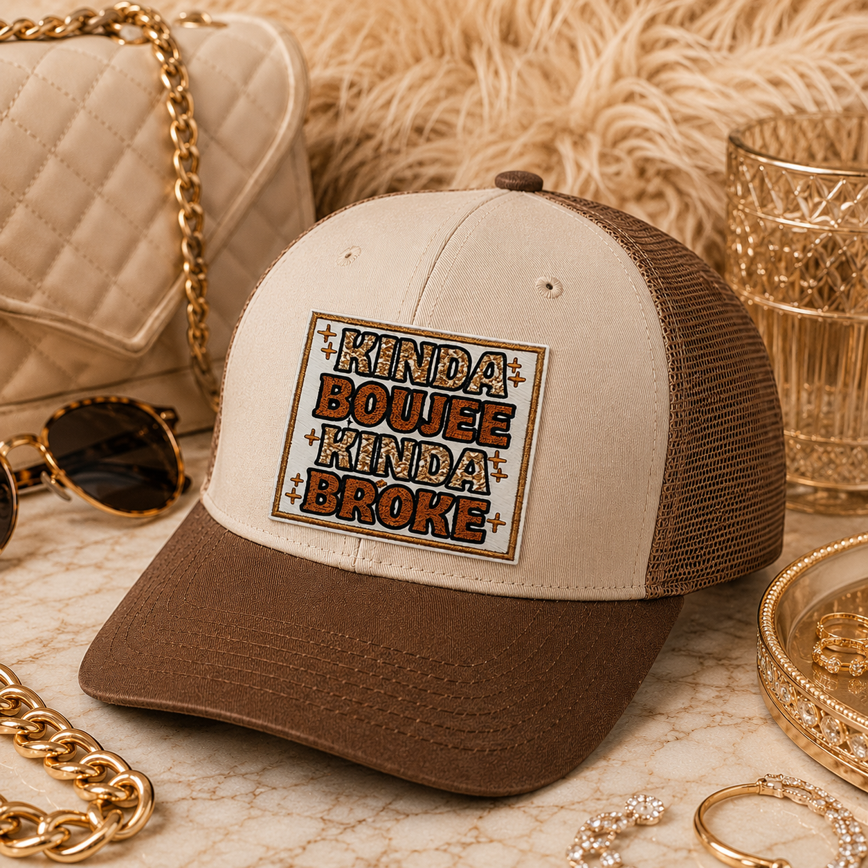 Kinda Boujee | Iron On Patch