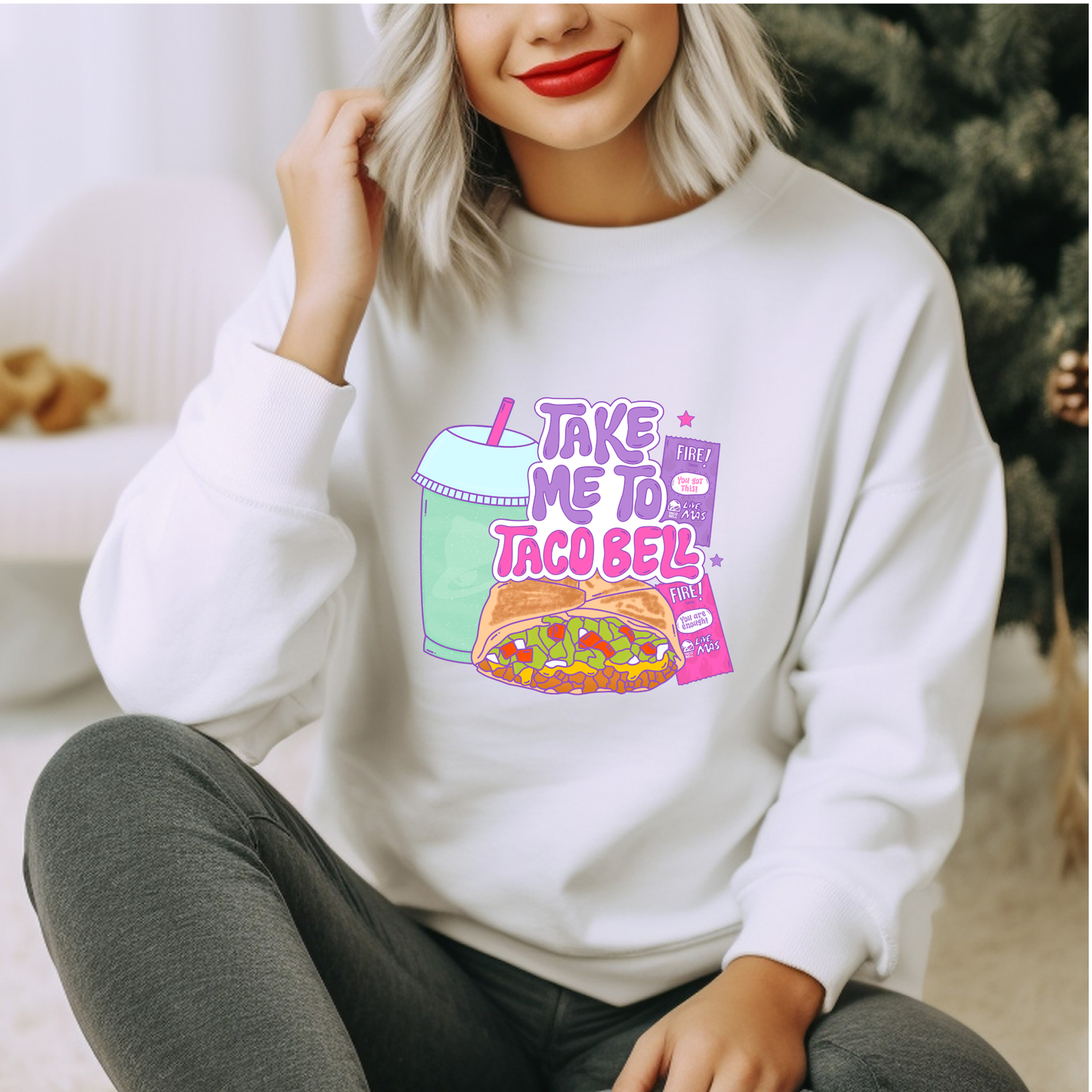 Take Me To T-Bell | Adult Size | DTF Transfer | Ready To Ship