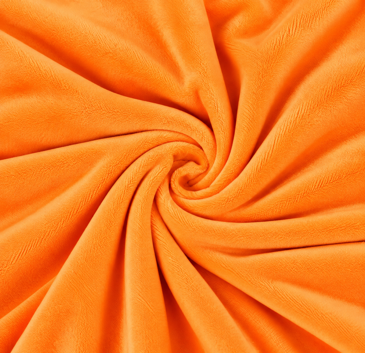 Bright Orange | Ultra Plush Stretch Velvet | Ready To Ship