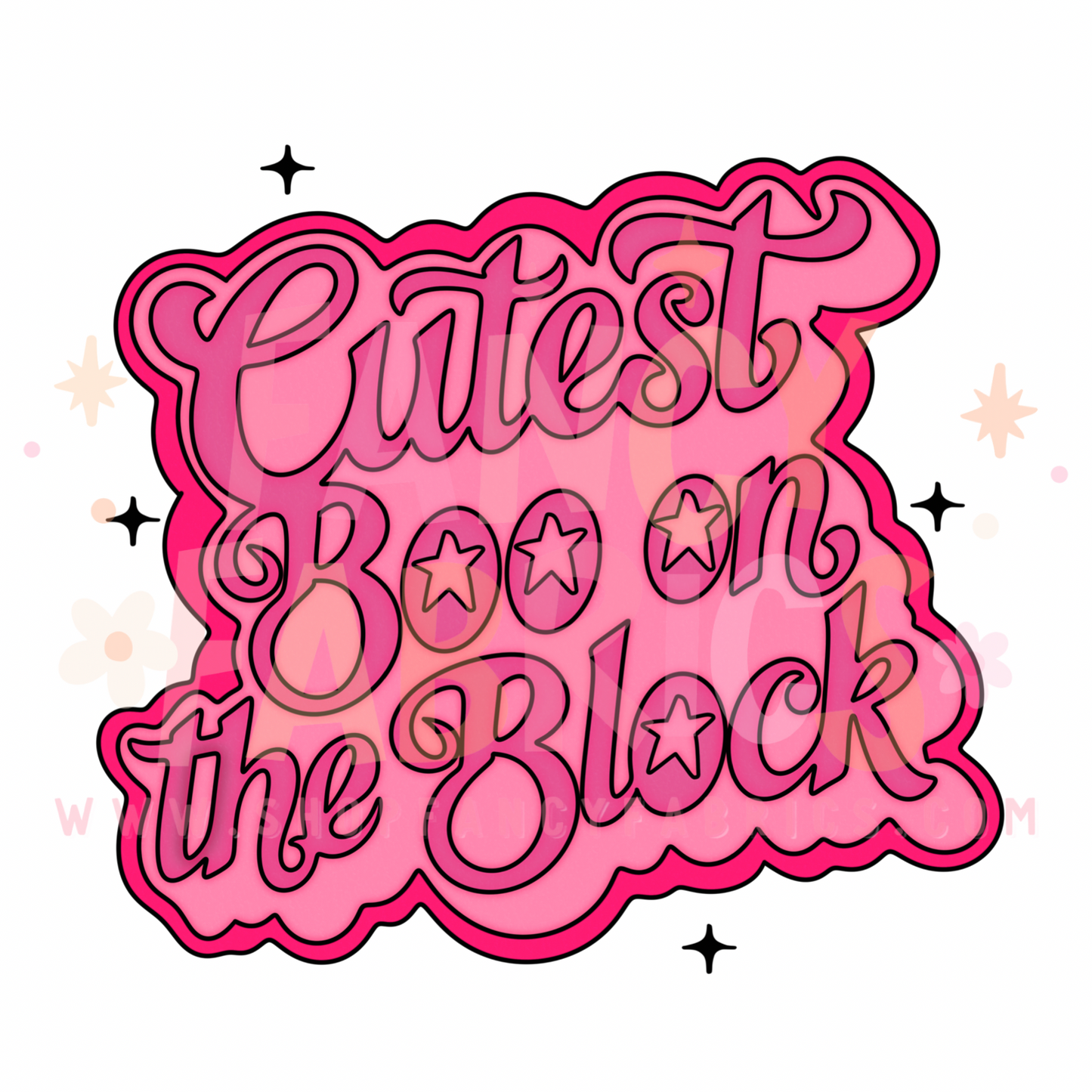 Cutest Boo | Toddler Size | DTF Transfer