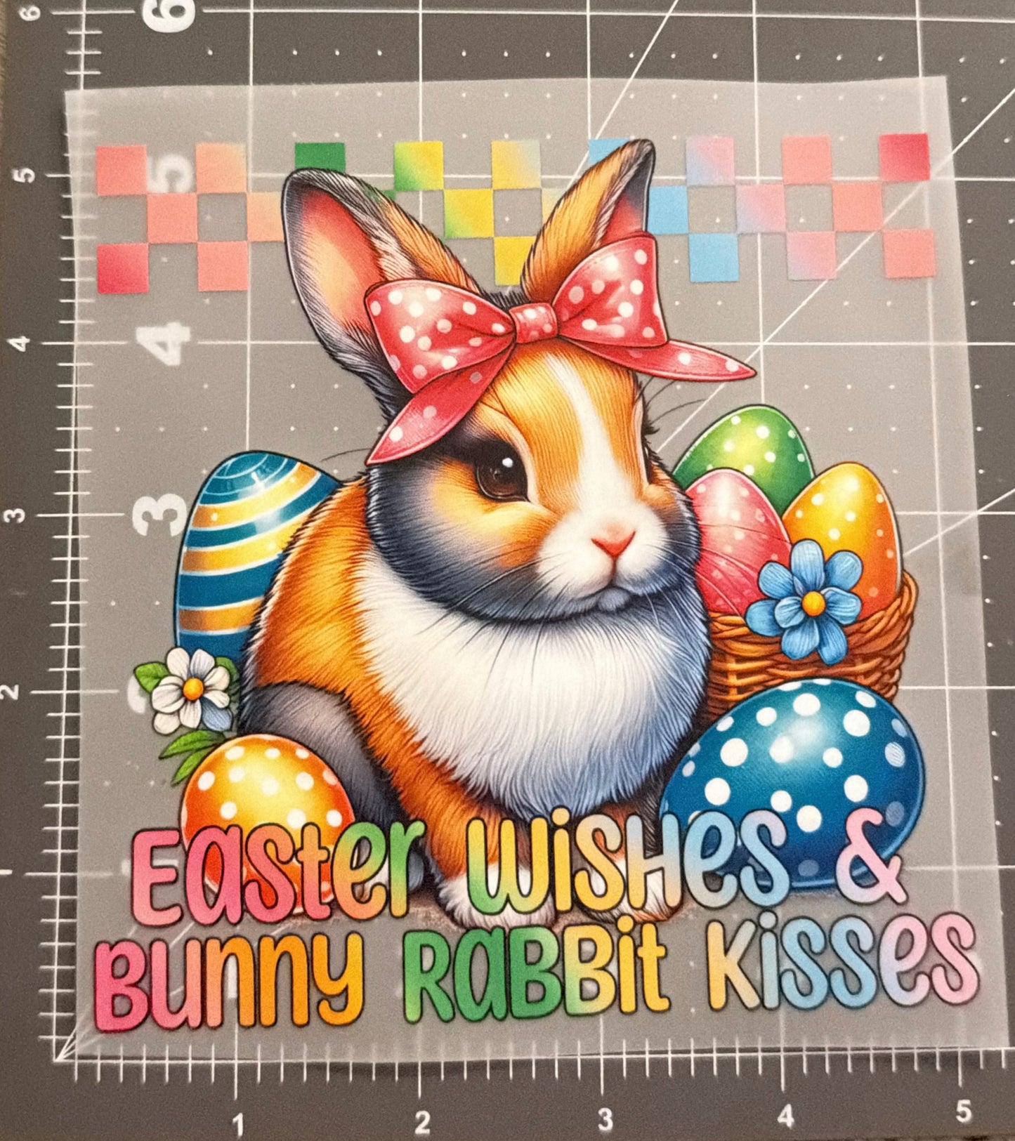 Bunny Rabbit Kisses | Toddler Size | DTF Transfer