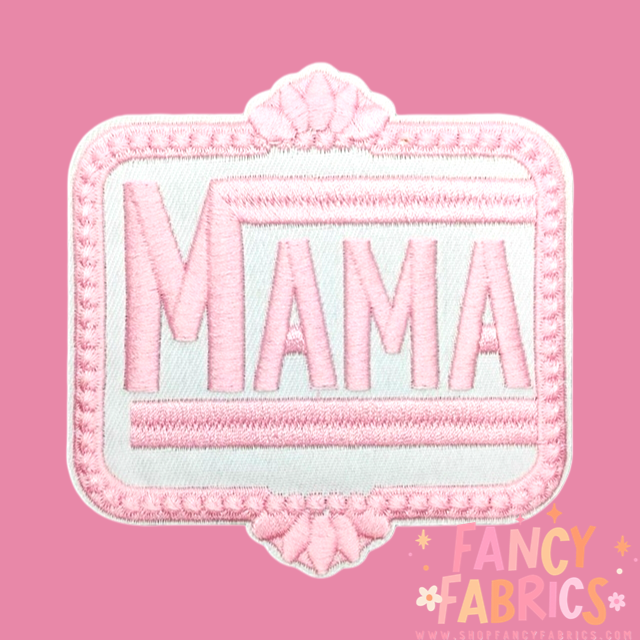 Mama (Pink) | Iron On Patch